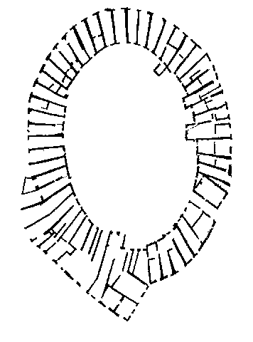 Plano de la zona del anfiteatro.