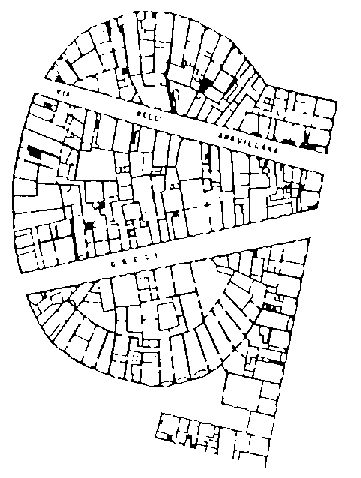 Plano de la zona del anfiteatro.